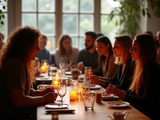 Community gathering after class